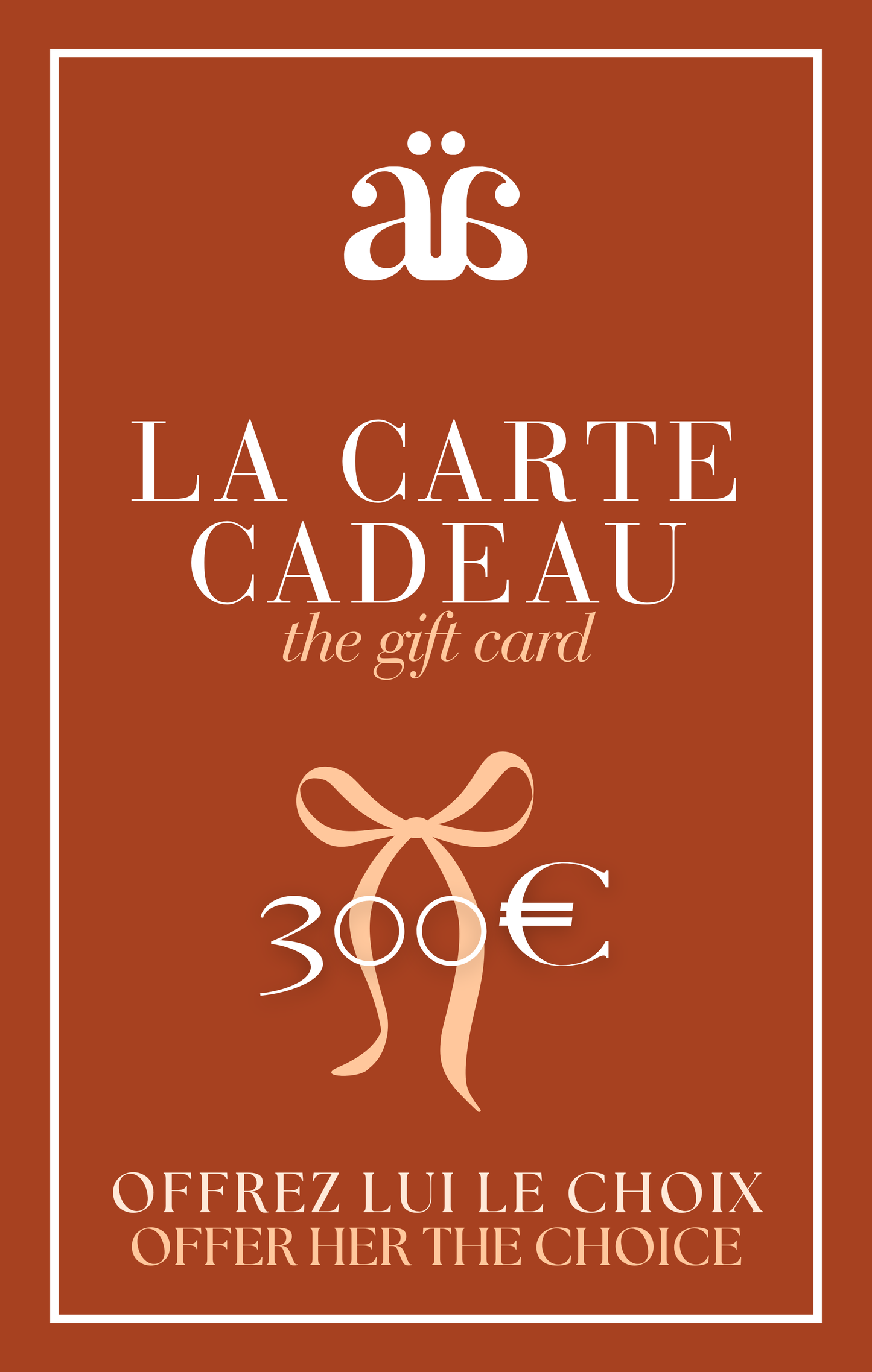 LA CARTE CADEAU