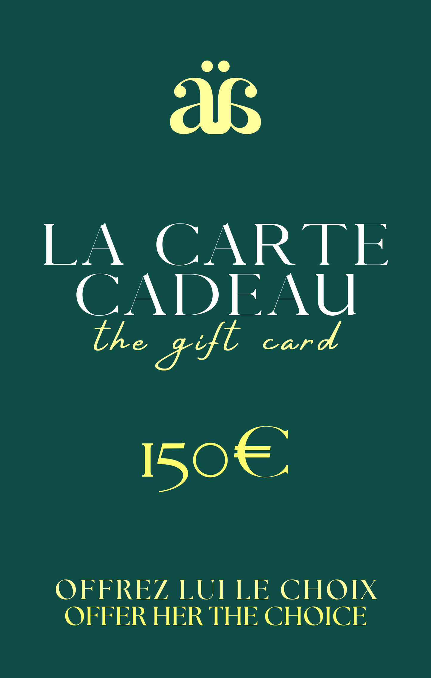 LA CARTE CADEAU