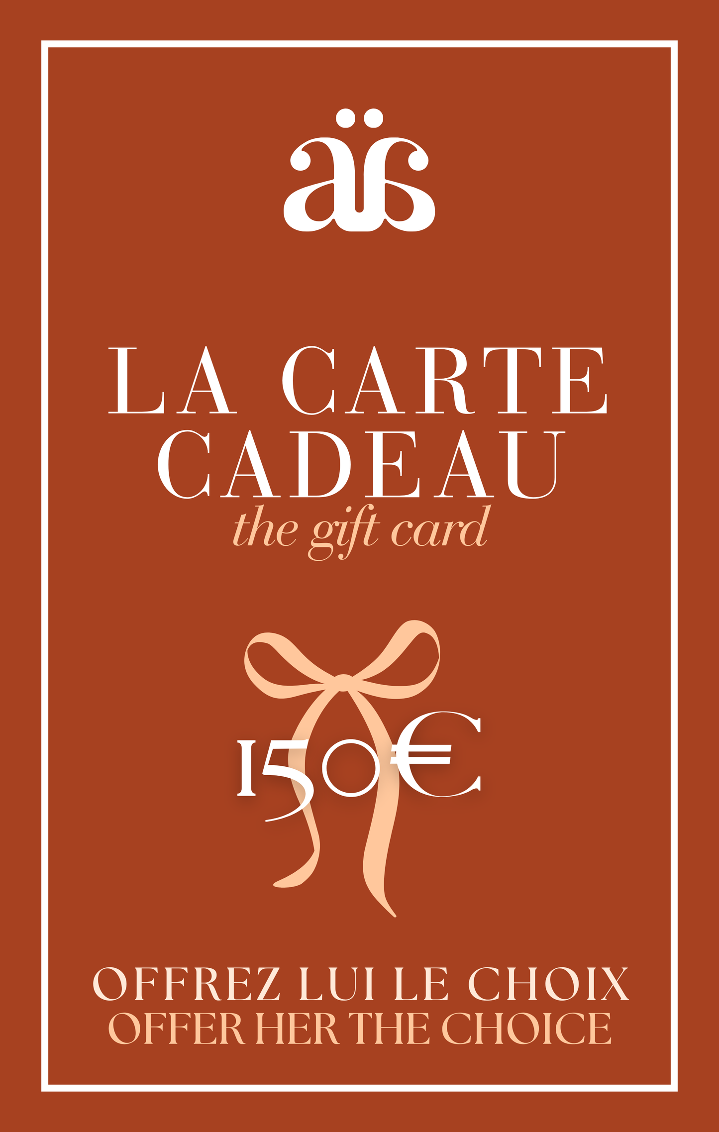 LA CARTE CADEAU