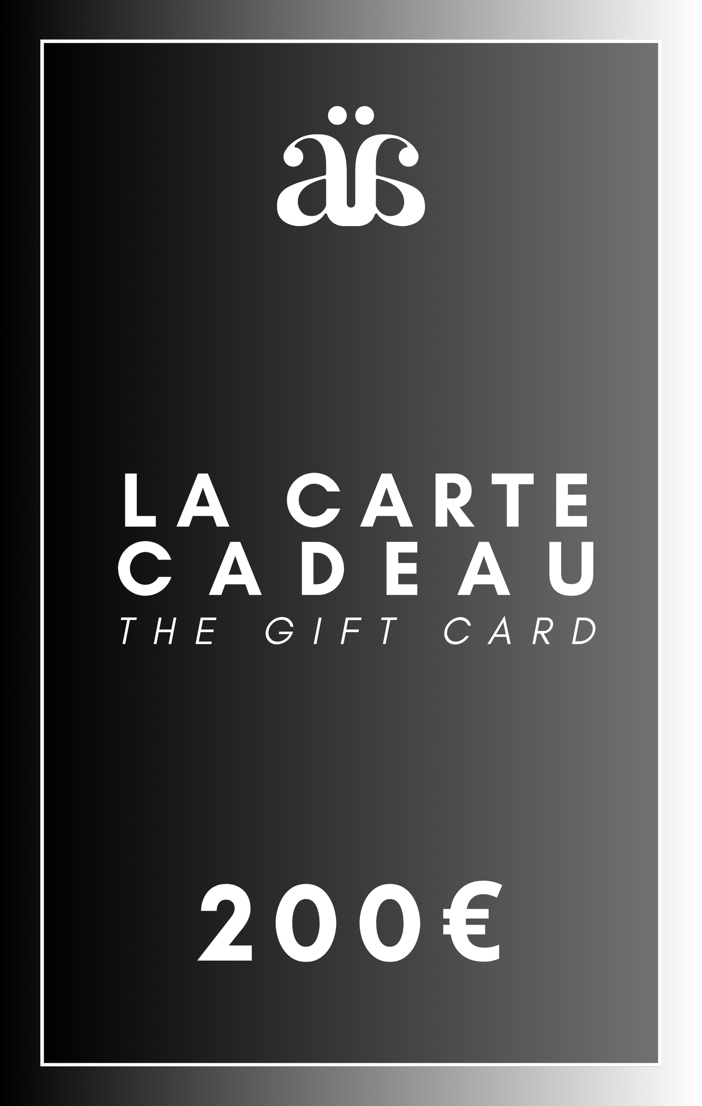 LA CARTE CADEAU